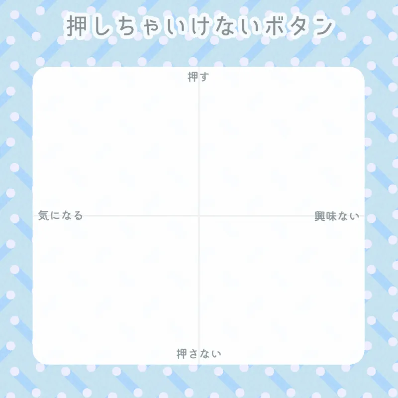 2軸画像その２「押しちゃいけないボタン」